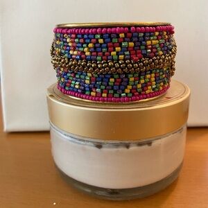 Beaded Colored Cuff Bracelet